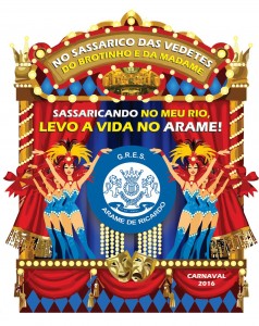 Arame de Ricardo - Logo do Enredo - Carnaval 2016