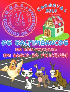 Boêmios de Inhaúma - Logo do Enredo - Carnaval 2018