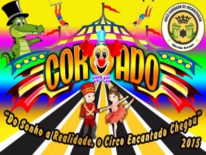 Coroado de Jacarepaguá - Logo do Enredo - Carnaval 2015