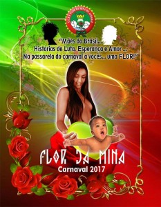 Flor da Mina do Andaraí - Logo do Enredo - Carnaval 2017