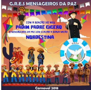 Mensageiros da Paz - Logo do Enredo - Carnaval 2018