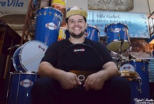 Macaco Branco, novo mestre de bateria da Vila Isabel para o carnaval de 2019 (Foto: Rafael Arantes)